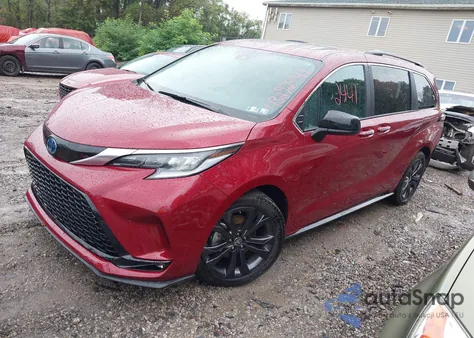 2024 Toyota Sienna Xse from USA, damaged, VIN 5TDDRKEC4RS186836